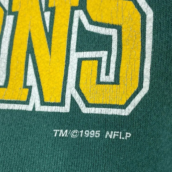 VTG Green Bay Packers Altered Sweatshirt Womens L 4132 - Picture 2 of 10